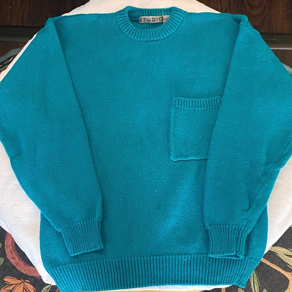 Studio Teal Crewneck Women's Sweater